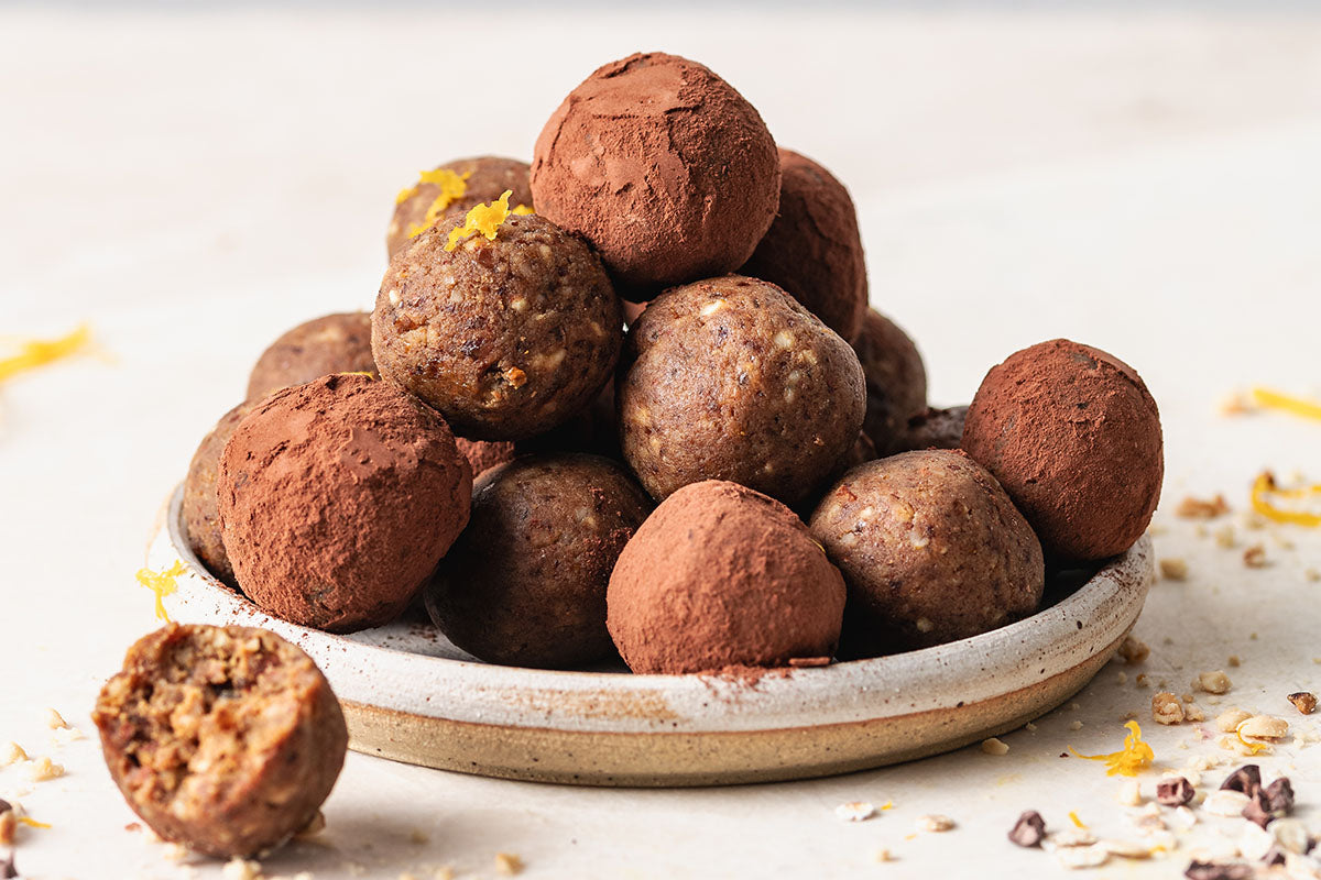 Tiramisu Orange Energy Balls